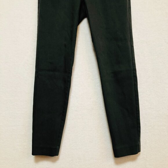 LOFT Petite Dark Olive Green Skinny Ankle Pants - Picture 12 of 12